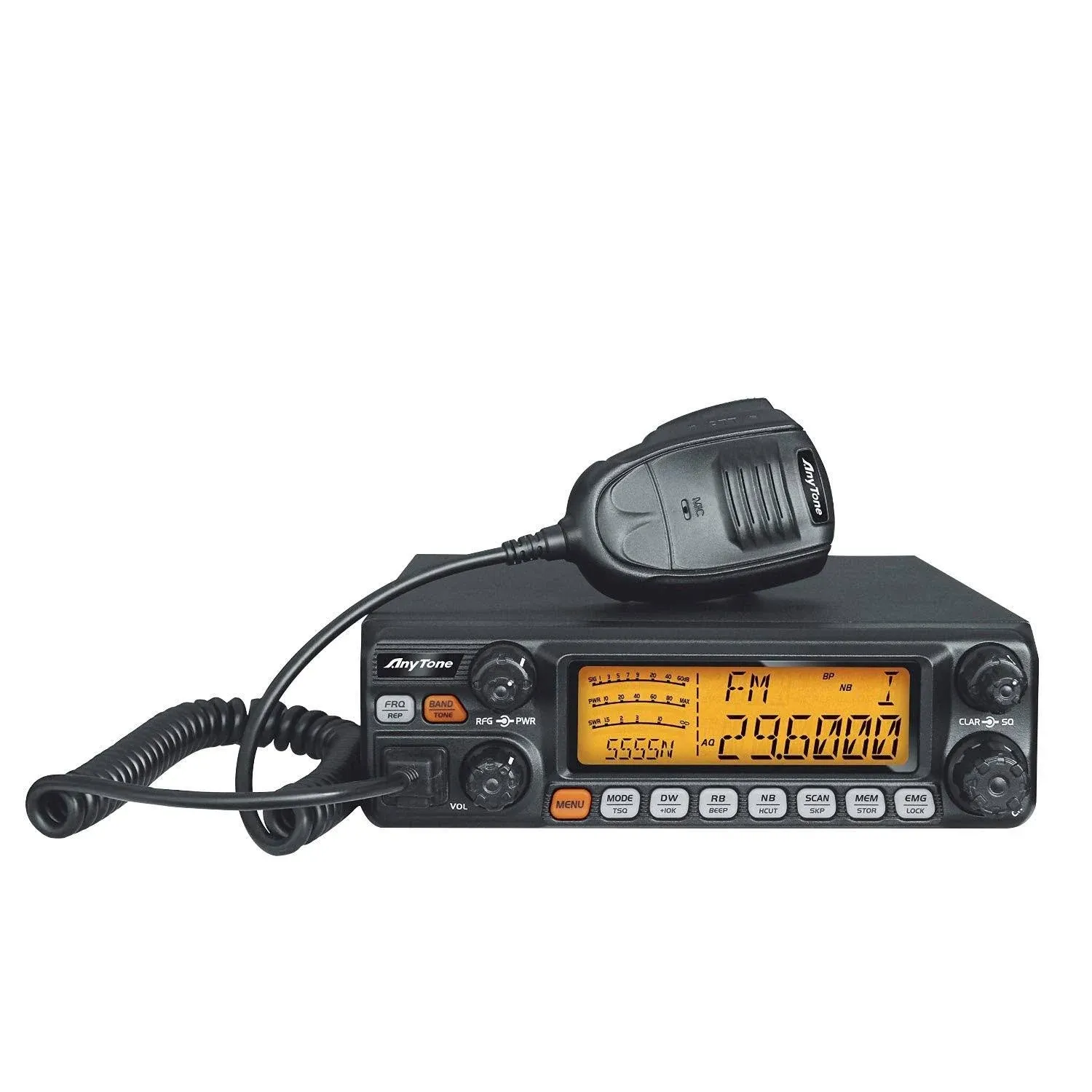 AnyTone AT-5555N II 10 Meter Radio for Truck, with CTCSS/DCS Function 60W Power  | eBay