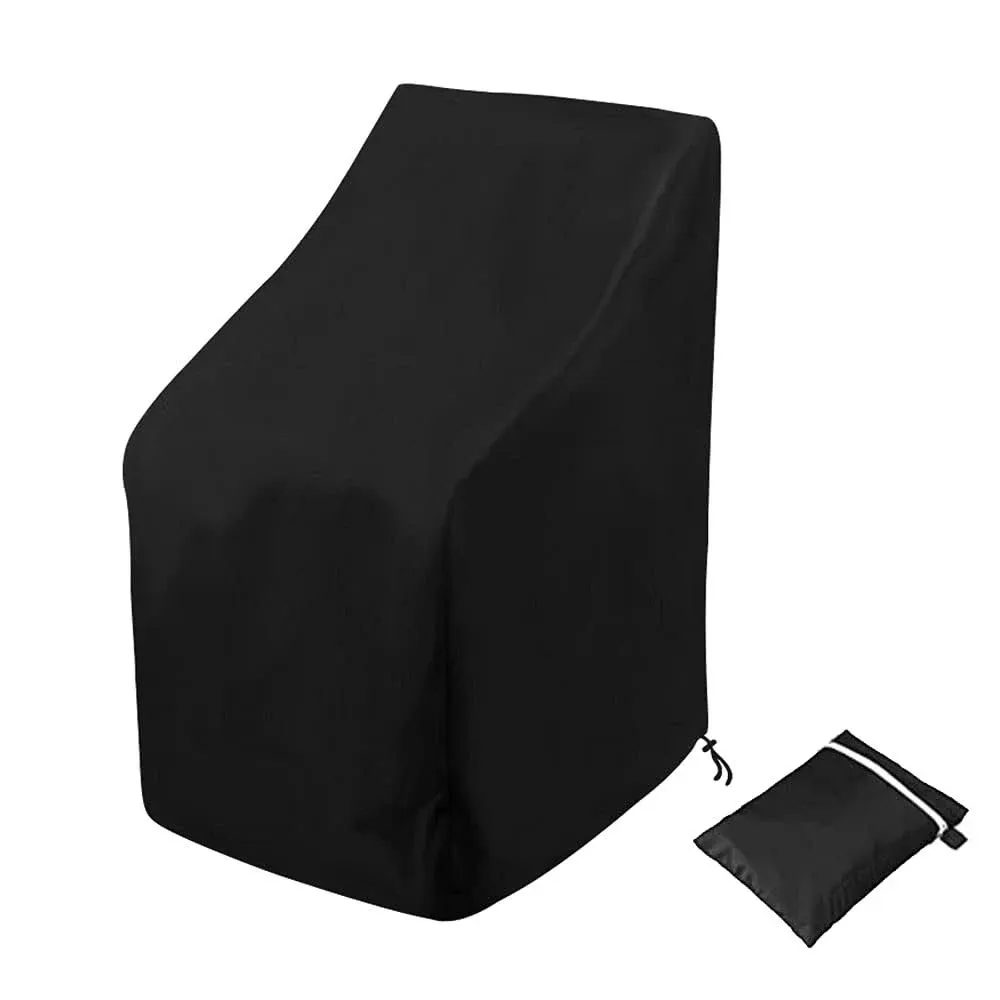 Uranshin Waterproof Outdoor Chair Covers, Outdoor Patio Furniture Covers Rocking Chair 210D, Lounge Deep Chair Covers Outdoor Stack Chairs for All Weather Protection, 37.8" W x 30.7" D x 28.74" H