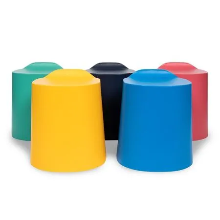 TailFin Plastic Stackable Stools, PK5