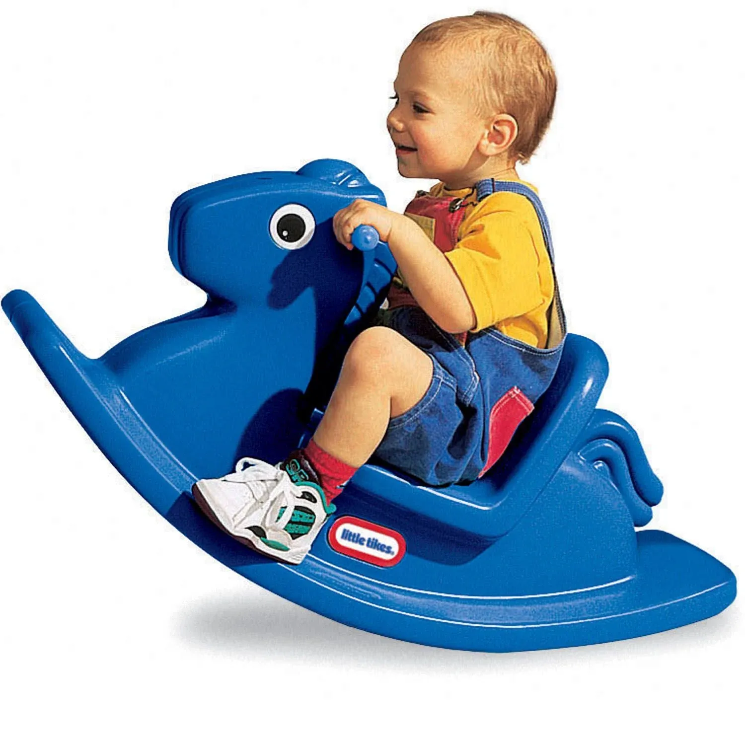 Little Tikes Outdoor & Indoor Balance Rocking Horse for Toddlers, Blue