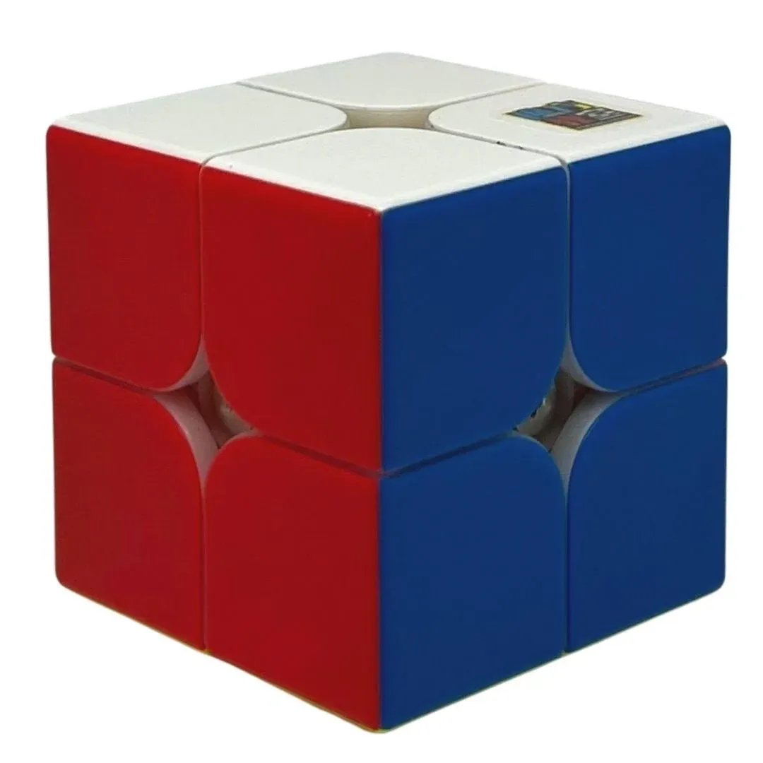 Moyu ???? RS2M Evolution 48 Magnets 2x2 Magnetic Speed Cube Adjusted Tension 2 by 2 Speed Cube with Concave Ball Structure Design Stickerless Mini Cube Puzzle Toy