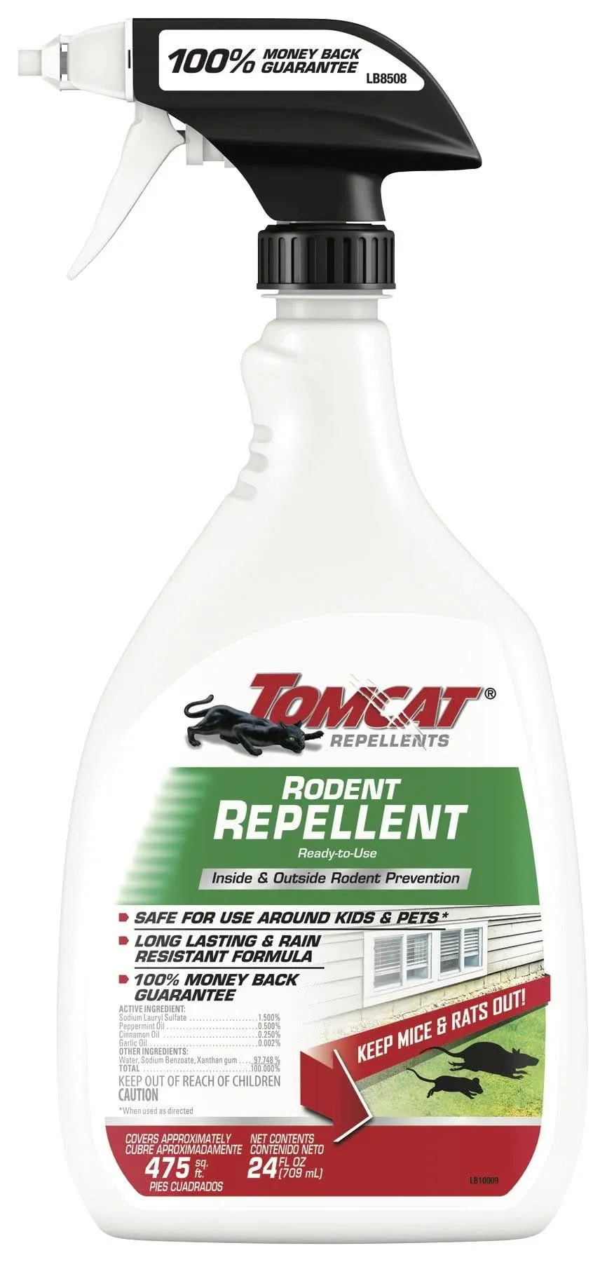 1 gal. Rodent Repellent for Indoor and Outdoor Mouse and Rat Prevention, Ready-To-Use