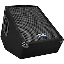 Seismic Audio - SA-10MT-PW - Powered 2-Way 10" Floor / Stage Monitor Wedge Style with Titanium Horn - 250 Watts RMS - PA/DJ Stage, Studio, Live Sound Active 10 Inch MonitorSeismic Audio - SA-10MT-PW - Powered 2-Way 10" Floor /…