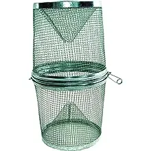 Coated Stainless Metal Wire Minnow Trap - Floating Design for Easy Use