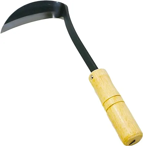 KAKURI Weeding Sickle Very Sharp Edge Quick Work Garden Tool 115 inch, Heavy Duty ...