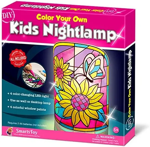 Arts and crafts stained glass kit crafts for kids crafts ages 5-7 girls arts, aglow in the dark sparkle arts and crafts for girls 9-12 kids crafts