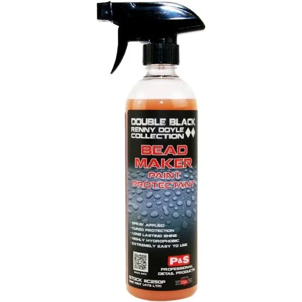 P & S PROFESSIONAL DETAIL PRODUCTS - Bead Maker - Paint Protectant & Sealant, Easy Spray & Wipe Application, Cured Protection, Long Lasting Gloss Enhancement, Hydrophobic Finish, Great Scent (1 Pint)