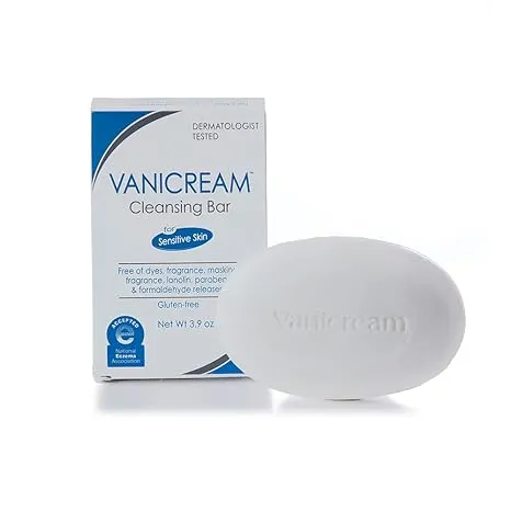 Vanicream Cleansing Bar for sensitive skin - gently cleanses and moisturizes ...