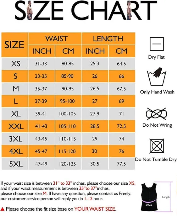 NonEcho Men Sauna Vest Hot Sweat Waist Trainer Corset Neoprene Tank Top Shapewear Slimming Shirt Workout Suit