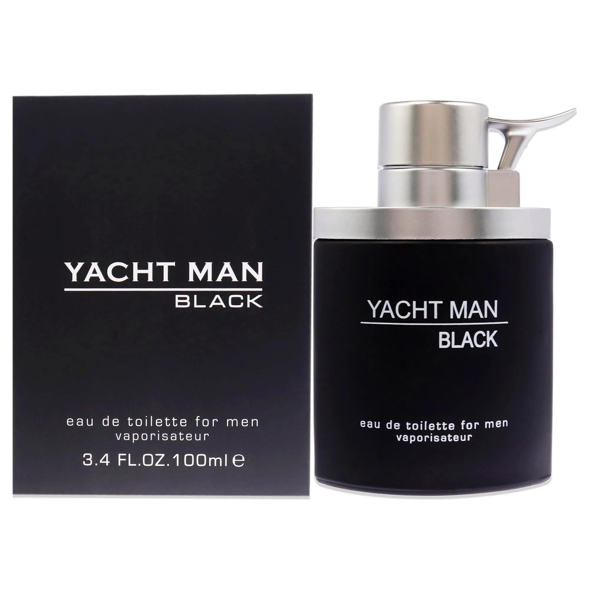 YACHT MAN BLACK by Myrurgia cologne EDT 3.3 / 3.4 oz New in Box