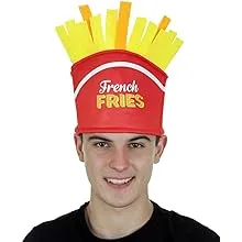 Jacobson Hat Company French Fries Novelty Food Hat Red