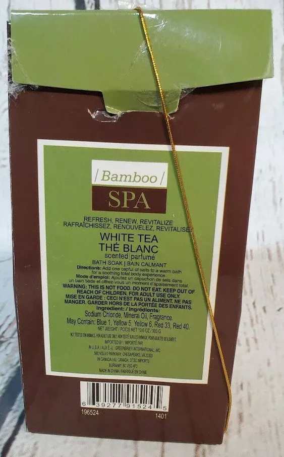 Bamboo Spa Scented Perfumed Bath Soak 10.6oz   *Dr3