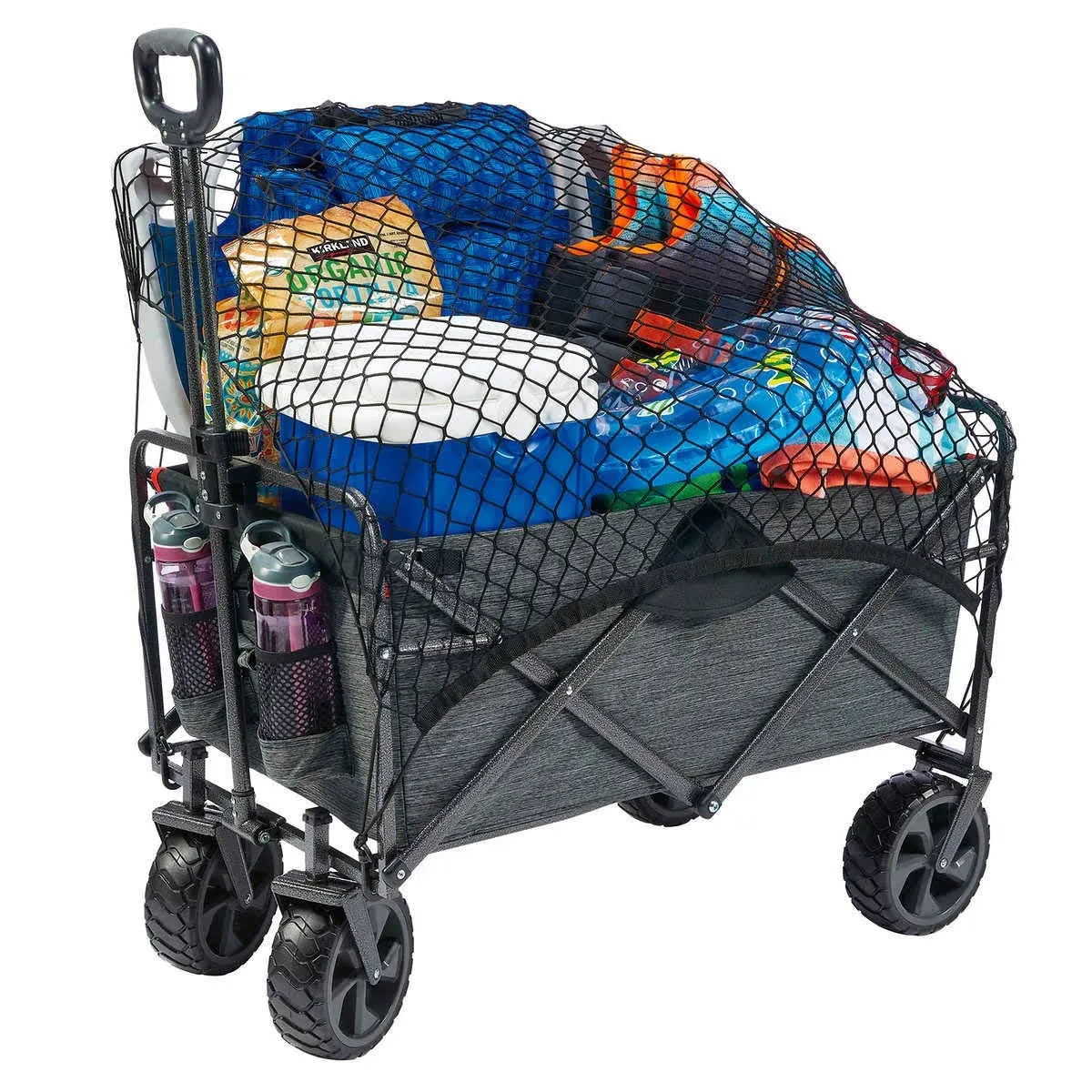 MacSports Heavy Duty Wagon with Cargo Net (Black)