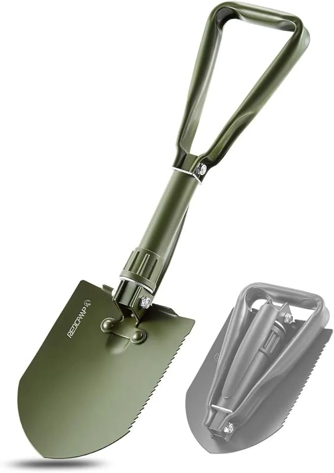 REDCAMP Military Small Folding Shovel