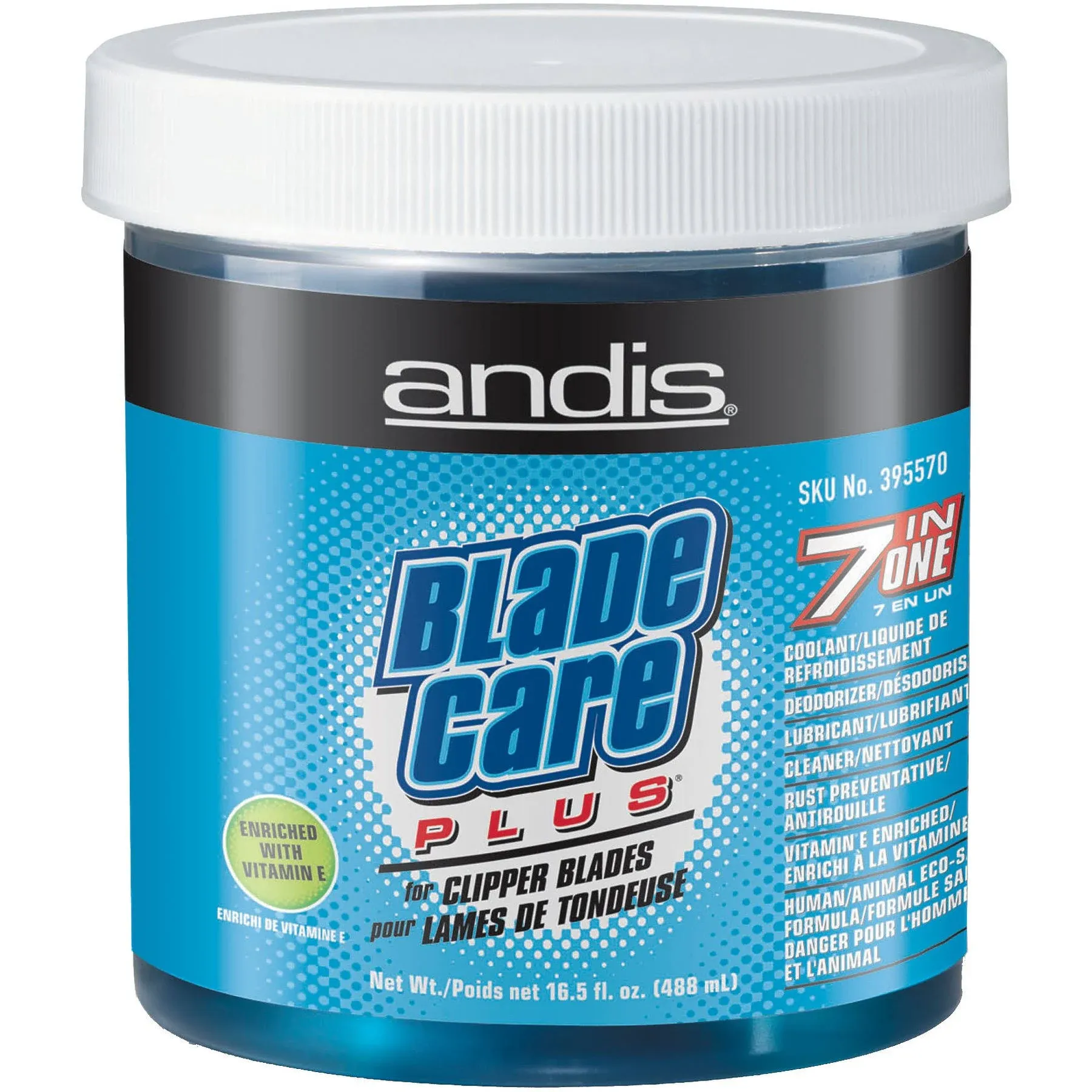 ANDIS Blade Care Plus for Clipper Blades - 7 in 1, 16 Oz. - 3 PACK!