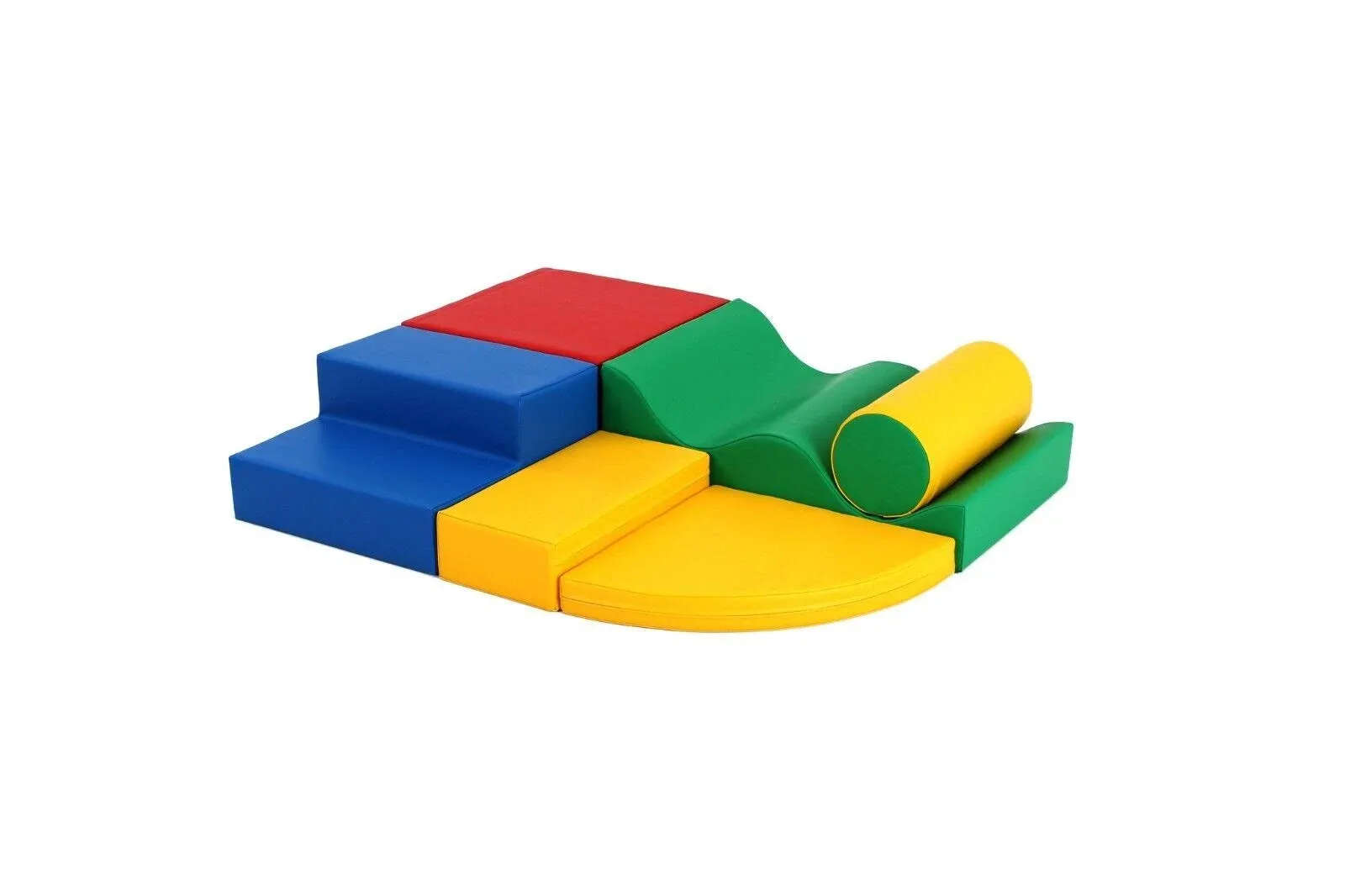 IGLU 6 Pieces Kids Soft Play Set for Toddler Climb Crawl Foam Shapes Playground