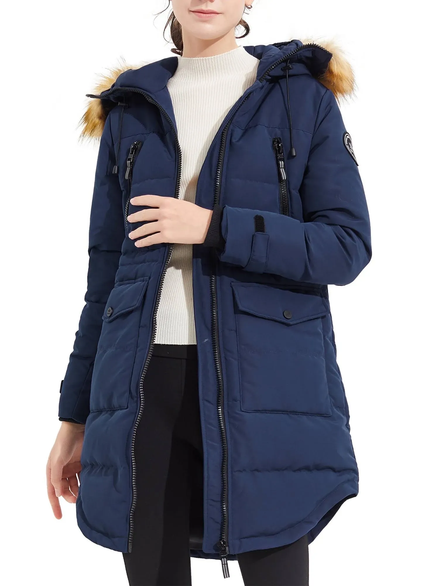 Orolay Women's Thickened Down Jacket Winter Warm Down Coat