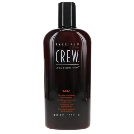 American Crew 3-in-1 Shampoo Conditioner and Body Wash 15.2 oz