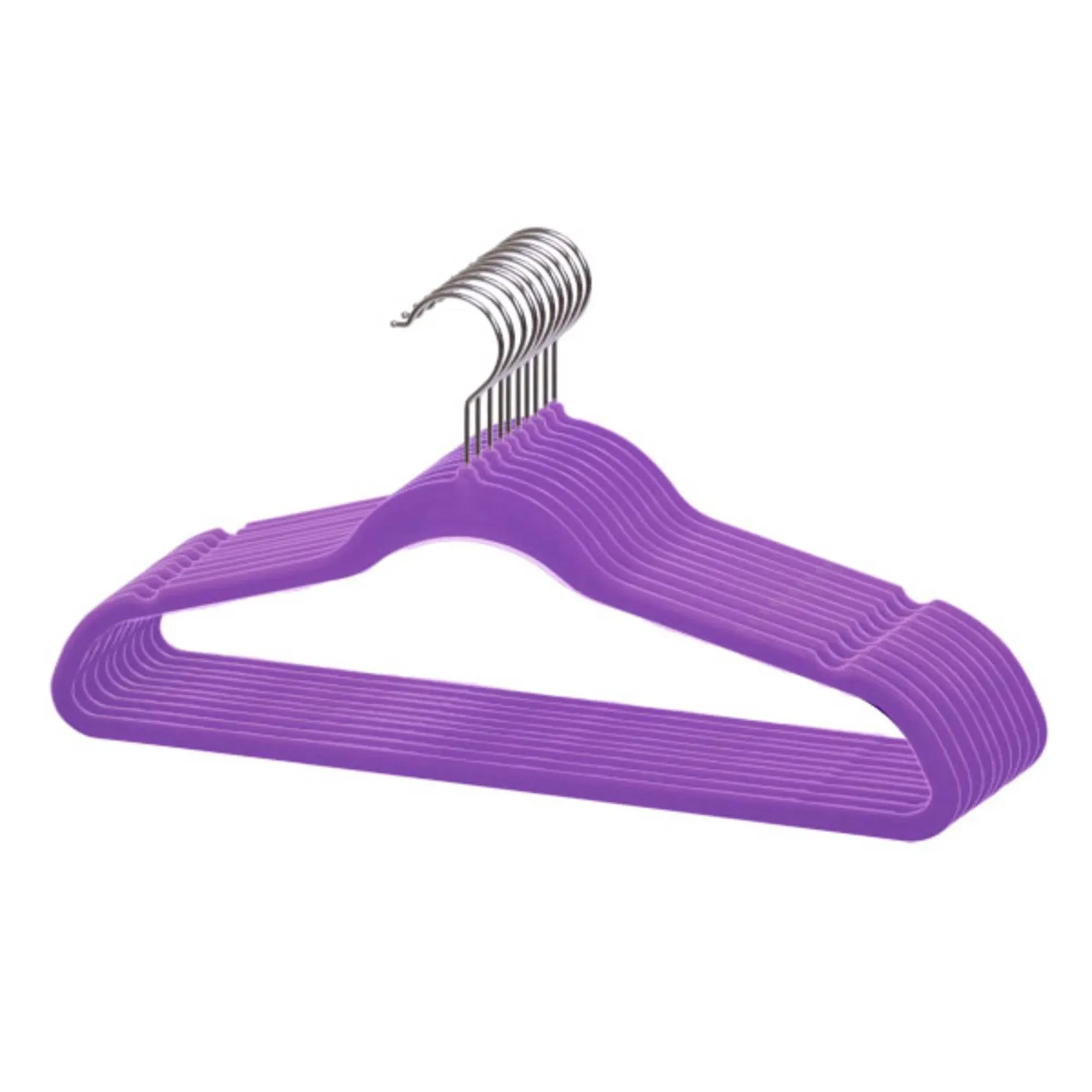 Sunbeam Slip-Proof Snag-Free Ultra Slim Velvet Hanger with Rotating Steel Hook