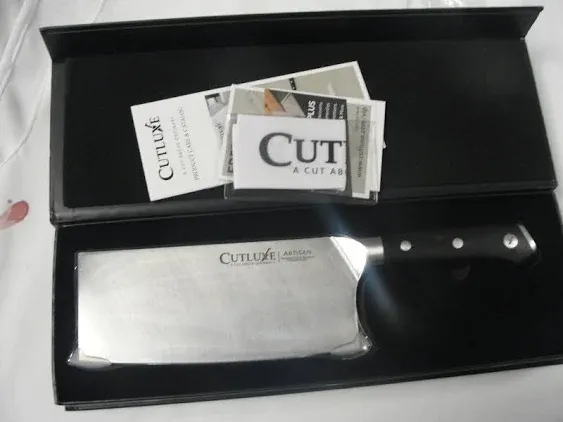 Cutluxe artisan series cleaver