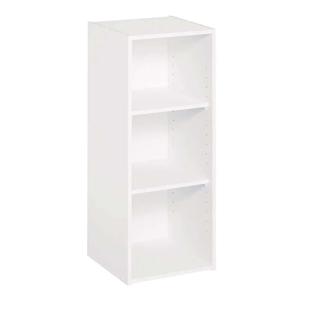 ClosetMaid 31.5-in H x 12.125-in W x 11.625-in D White Stackable Composite Wood 3 Cube Organizer