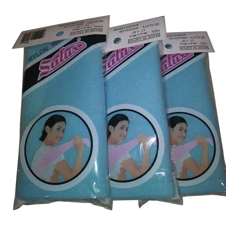 Salux Nylon Japanese Beauty Skin Bath Wash Cloth/Towel