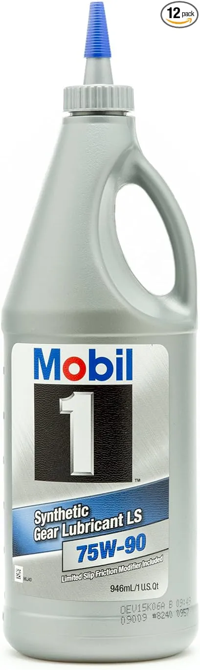 Mobil 1 Synthetic Gear Lubricant LS 75W-140, 1 Quart