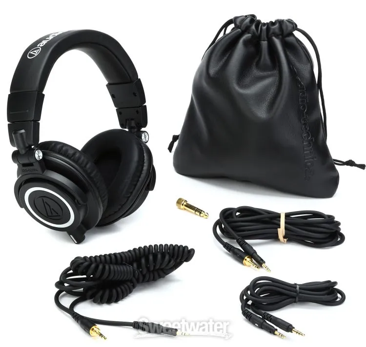 Audio-Technica - ATH-M50x Monitor Headphones - Black