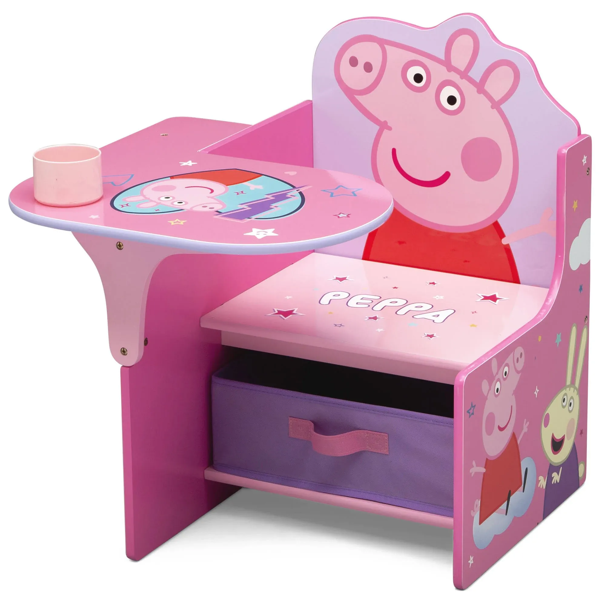 Peppa Pig Chair Desk with Storage Bin - Delta Children