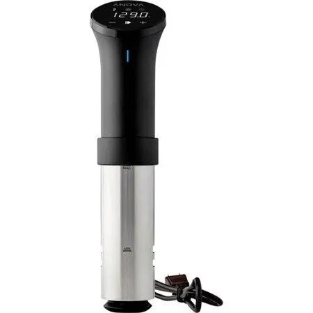 Anova Culinary AN500-US00 Sous Vide Precision Cooker (WiFi), 1000 Watts | Anova App Included, Black and Silver