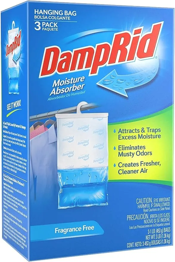 Damprid 42 oz. Fragrance Free Hanging Bag (3-pack)