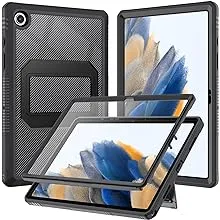 Soke Galaxy Tab A8 Case 10.5 Inch (SM-X200/X205/X207), with Built-in Screen Protector, Rugged Full Body Protective Case for 2022 Samsung Galaxy Tab A8 10.5(Black)