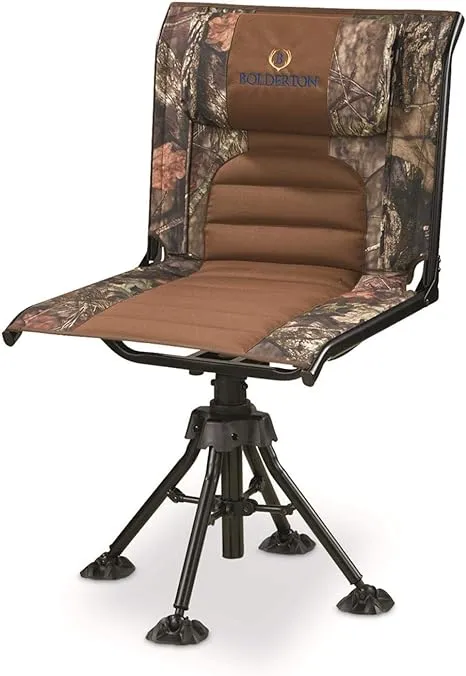 Bolderton Portable 360 Comfort Swivel Camo Hunting Chair