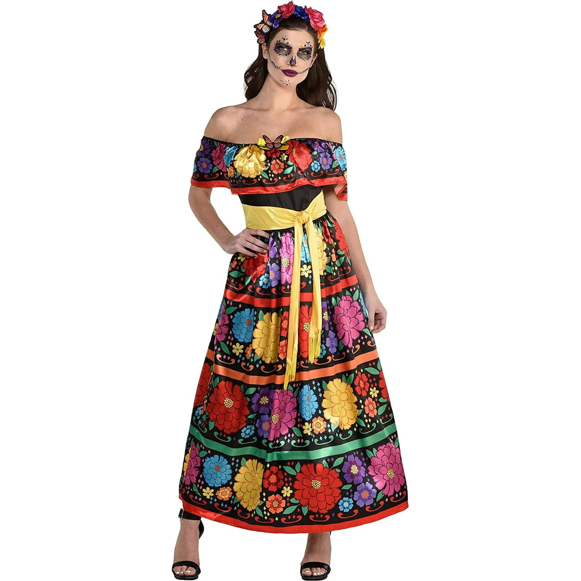 Amscan Sugar Skull Beauty Costume Set