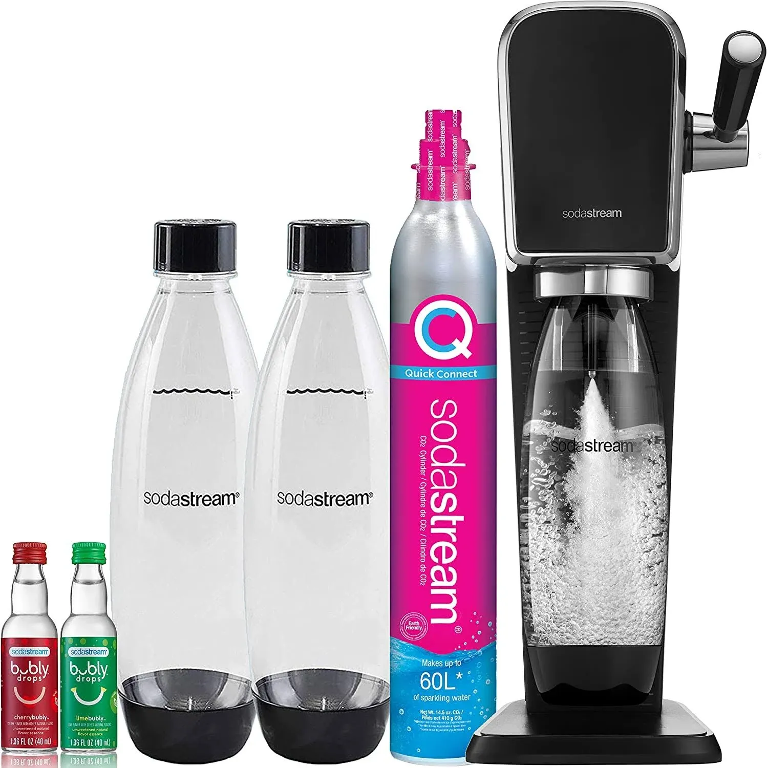 SodaStream Art Sparkling Water Maker Bundle