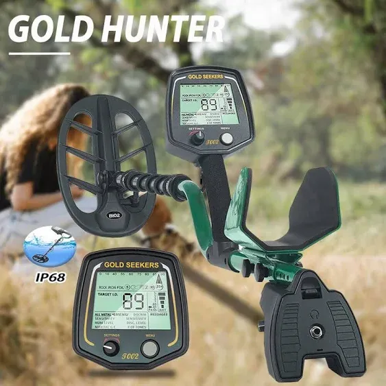 Updated Gold Detector For Treasure Hunt Ip68 10" Search Coil 5