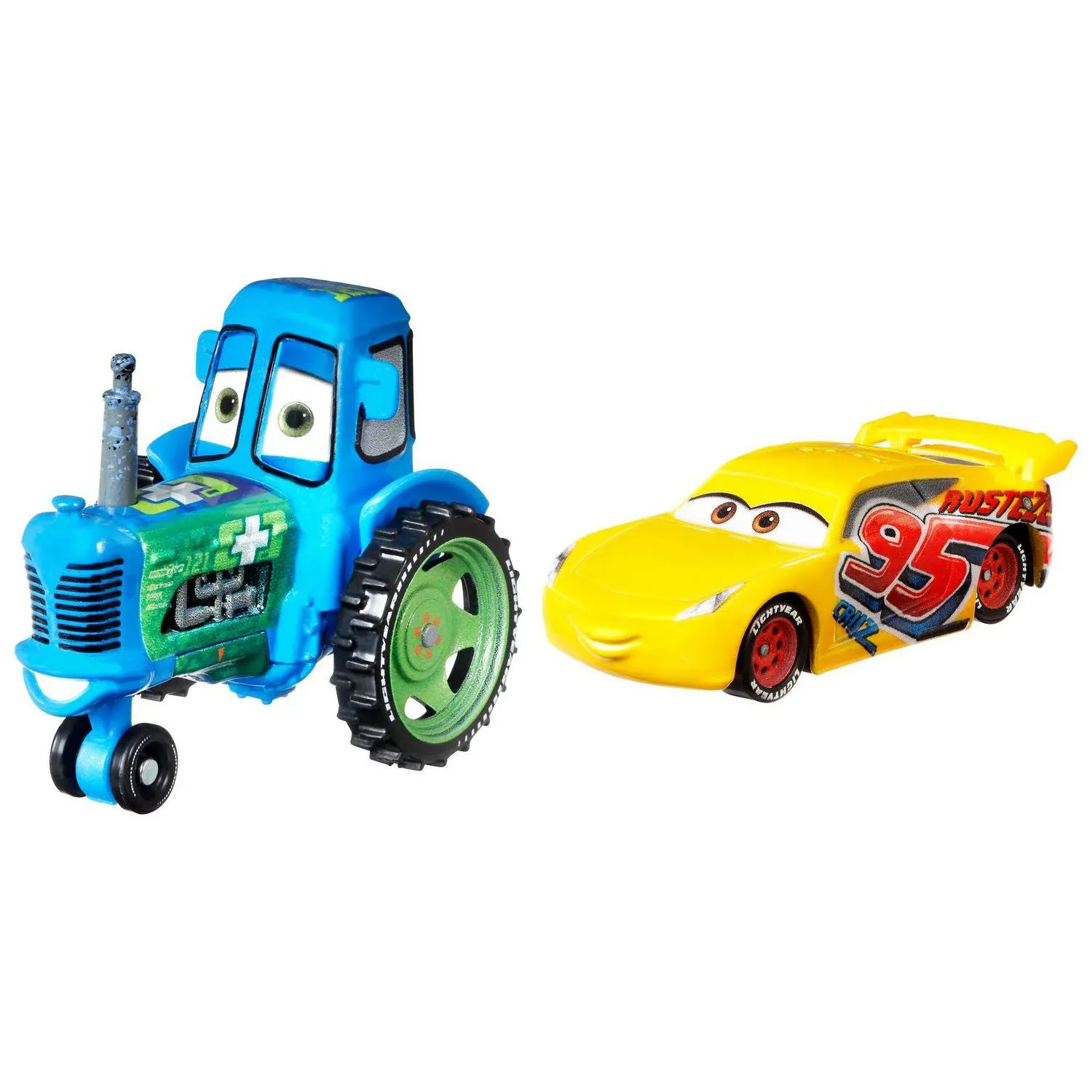 DISNEY CARS CLUTCH AID RACING TRACTOR RUSTEZE CRUZ RAMIREZ 2021 2 PACK SAVE 6%