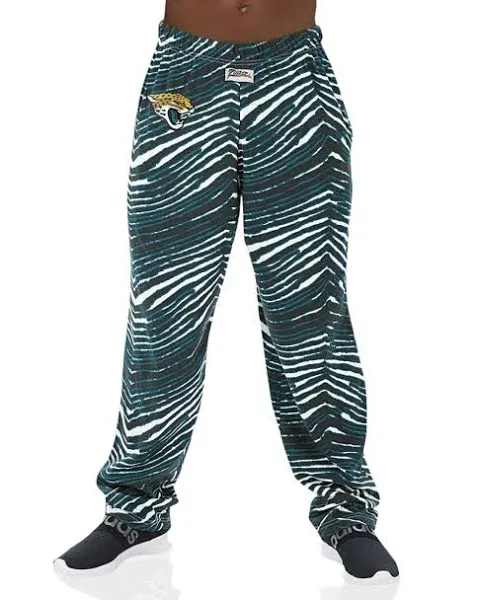 "Zubaz NFL Men's Jacksonville Jaguars Classic Zebra Print Team Pants - "