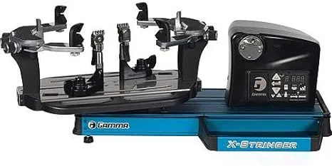 Gamma X-Stringer Tennis Racquet Stringing Machine: Tabletop Racket String Machine with Tools and Accessories - Tennis, Squash and Badminton Racket Stringer