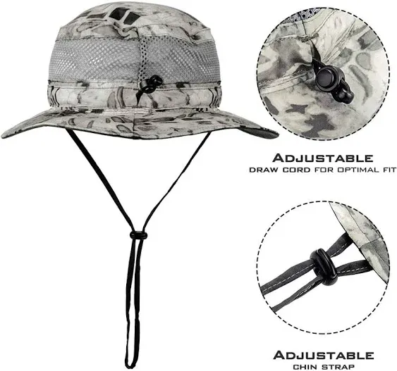 Sol Armis UPF 50 Boonie Hat - Sun Protection Hat, Fishing Hat, Beach &amp; Hiking Ha