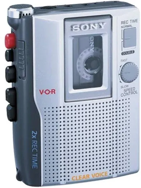 Sony TCM-210DV Standard Cassette Voice Recorder (Discontinued by Manufacturer)