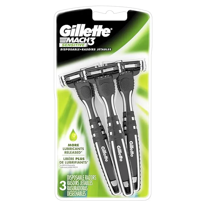 Gillette Mach3 Sensitive Disposable Razors