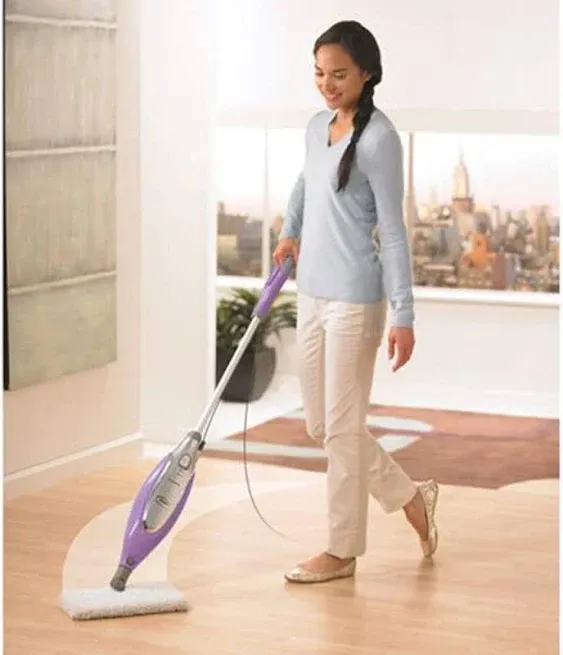 Shark S3501 Steam Pocket Mop Hard Floor Cleaner Lightweight Cleaner Home SE450 SK460 Deluxe Pro Ultra-Light Upright (SE450 PURPLE)(Renewed)