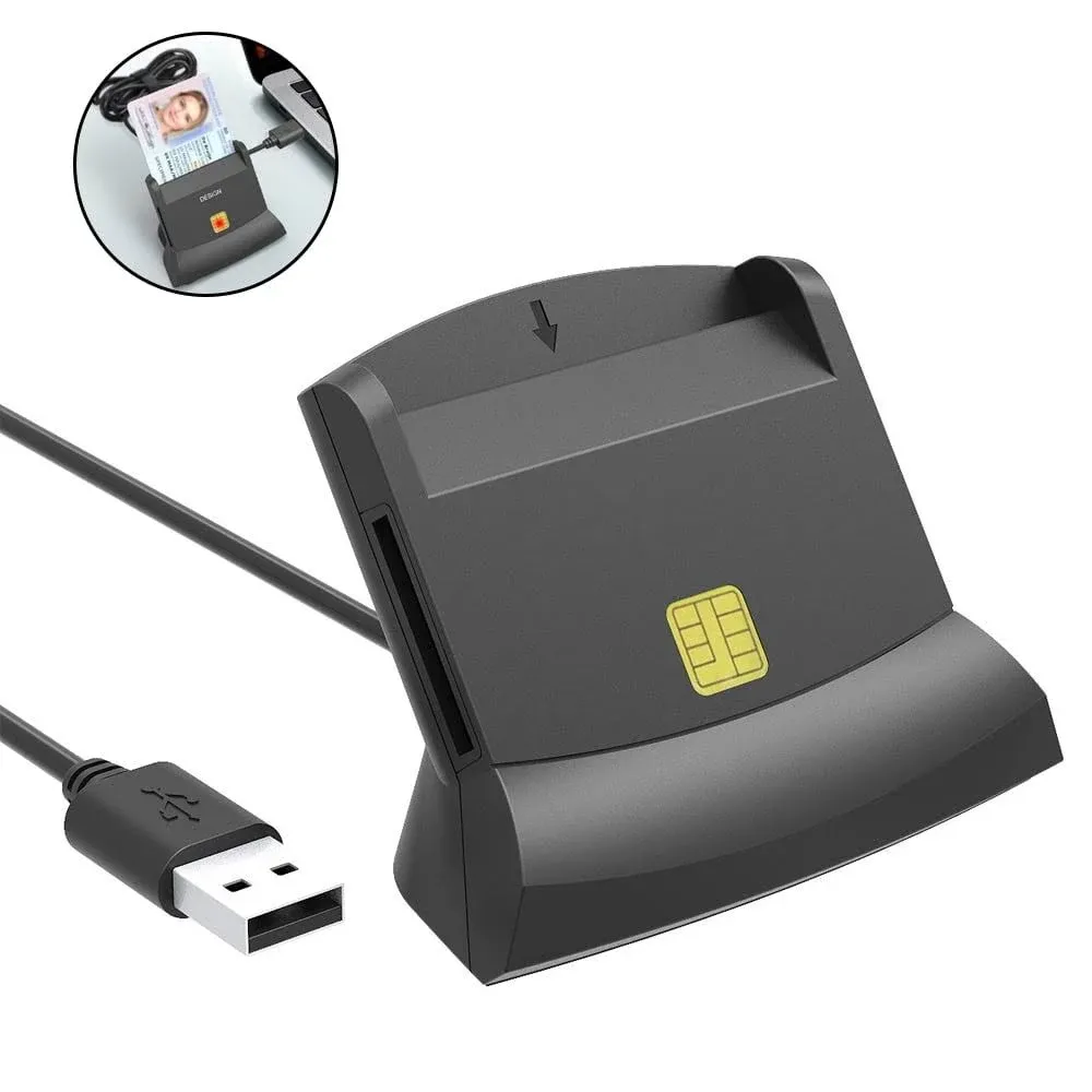 Multi-function CAC Card Reader, Can Read DOD Military Common Access Smart Card ...