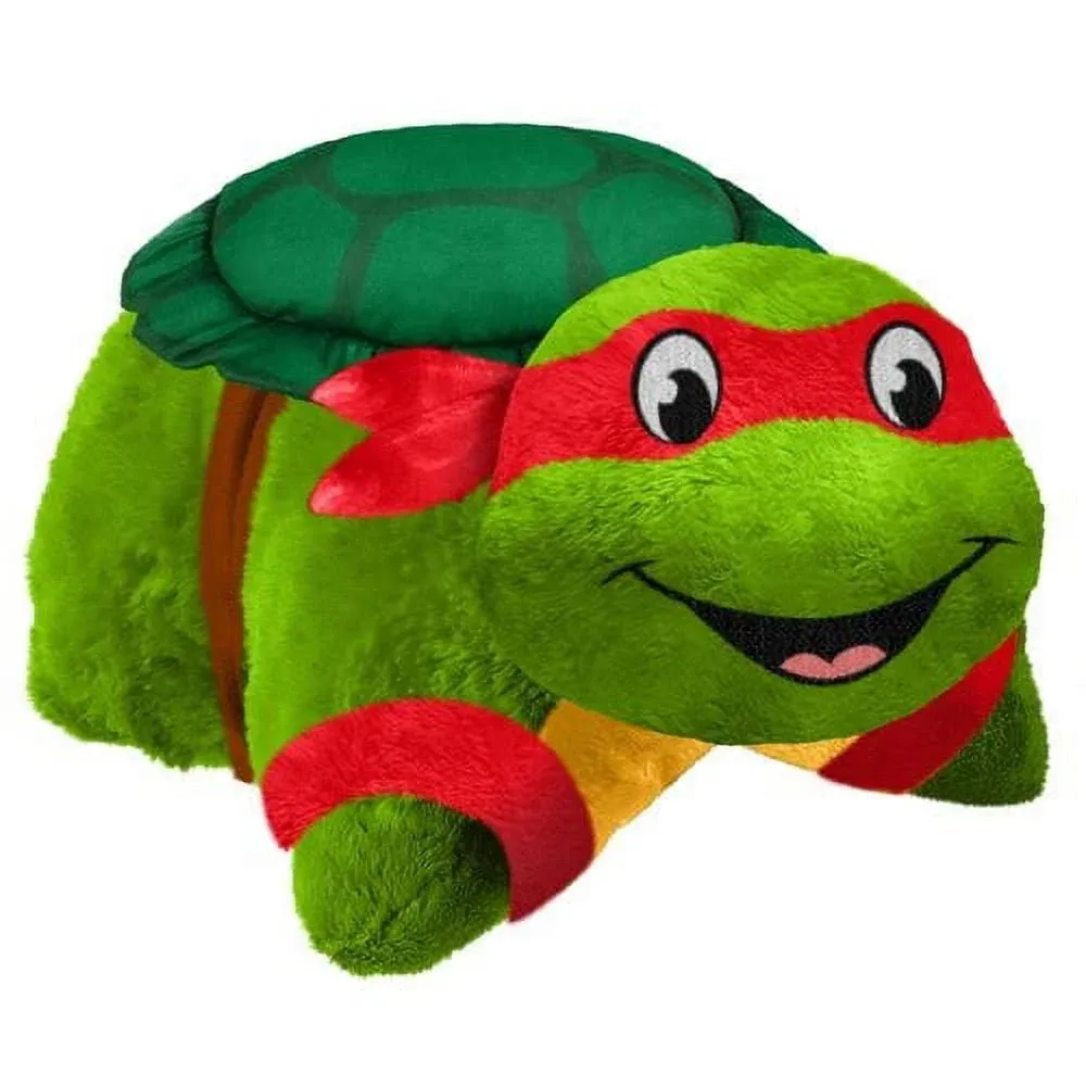 Pillow Pets Nickelodeon TMNT Raphael Stuffed Animal Plush Toy, Red