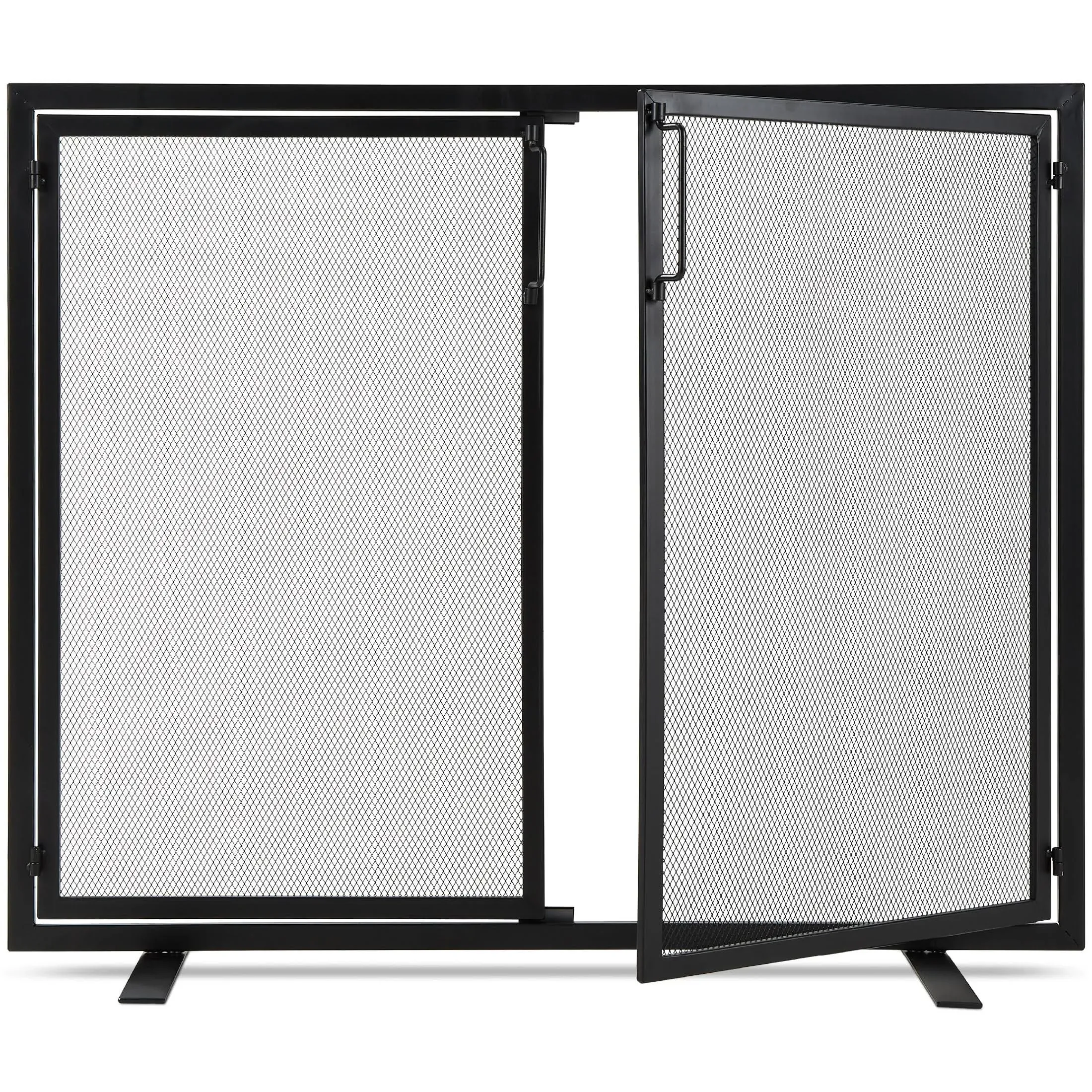 Best Choice Products 38.5x31in 2-Door Fireplace Screen, Handcrafted Wrought Iron ...