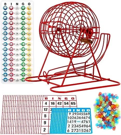 Regal Bingo - Complete Party Bingo Set - Includes 11 Inch Cage, 50 Jumbo Reusable Cards, 18 Standard Bingo Cards, 150 Chips, Master Board, 75 Bingo Balls - for Group Games, Bingo Hall, Holiday Fun