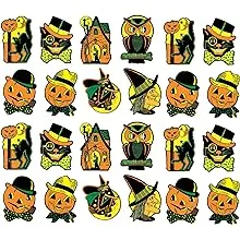 Beistle Halloween Cutouts 24 Piece, 8.5"-9.25", Multicolored