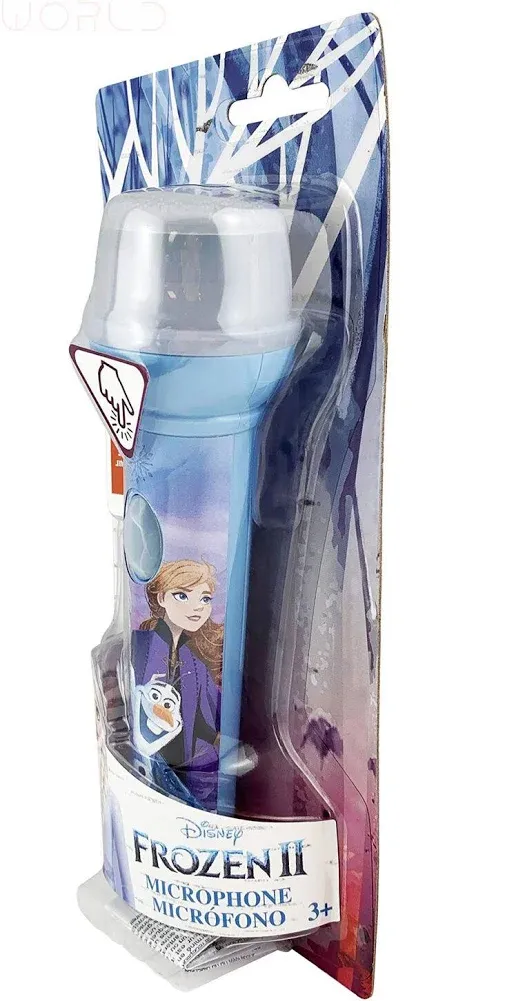 Disney Frozen Sing Along Microphone Toy For Kids With Built-In Music And Flashing Lights, Designed For Fans Of Frozen Toys