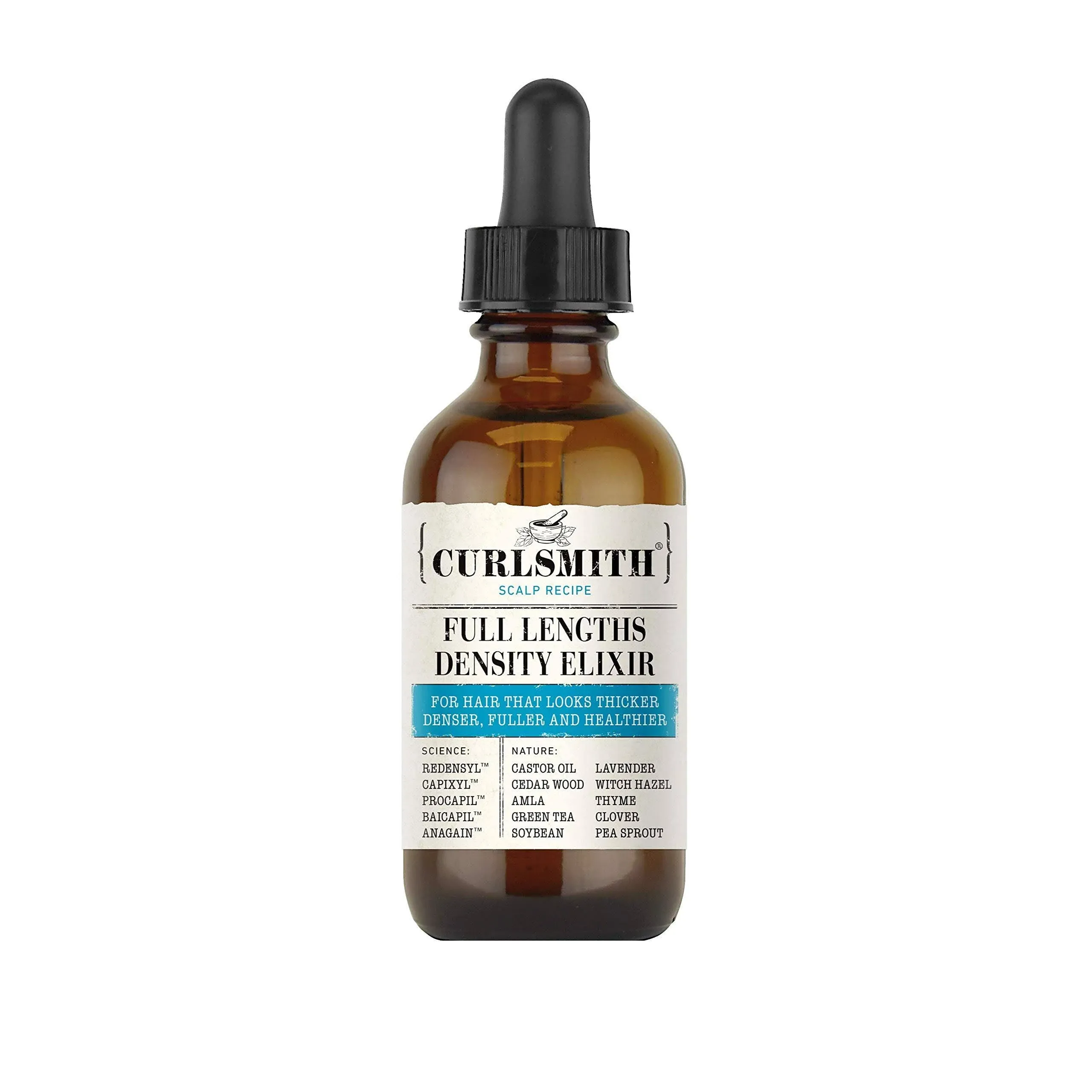 Curlsmith - Full Lengths Density Elixir - Vegan Scalp Care Night Serum for Hair Growth (60ml)